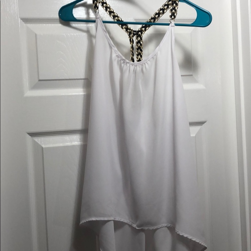 Sheer Rope/Chain Tank Top